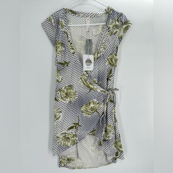 Anthropologie Daily Practice Montauk Mini Dress Stretch Beach Size SP - Picture 3 of 9